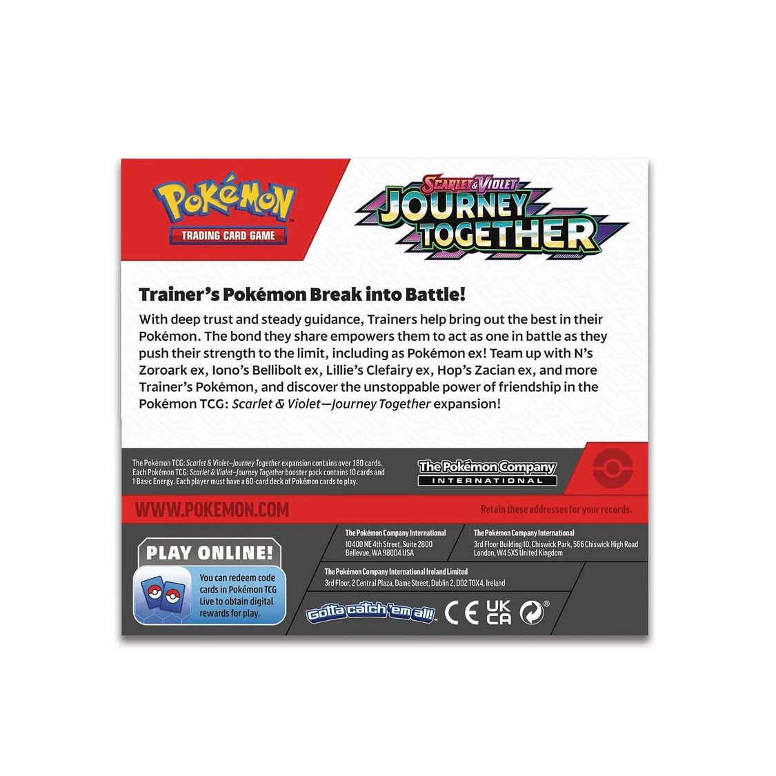Pokemon TCG Scarlet & Violet Journey Together Sealed Booster Box (36 packets)