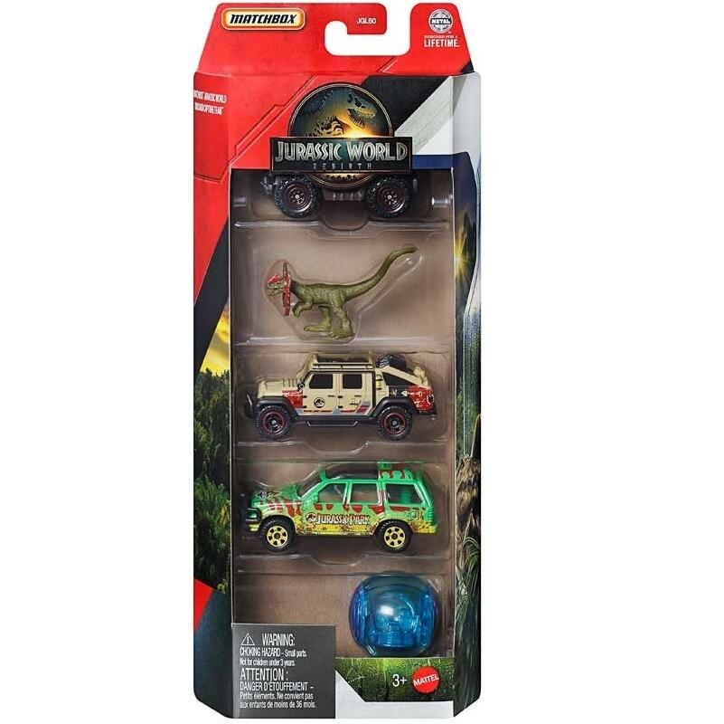 Matchbox Jurassic World Rebirth Transporters 2025 Mix A, Set Of 6, In