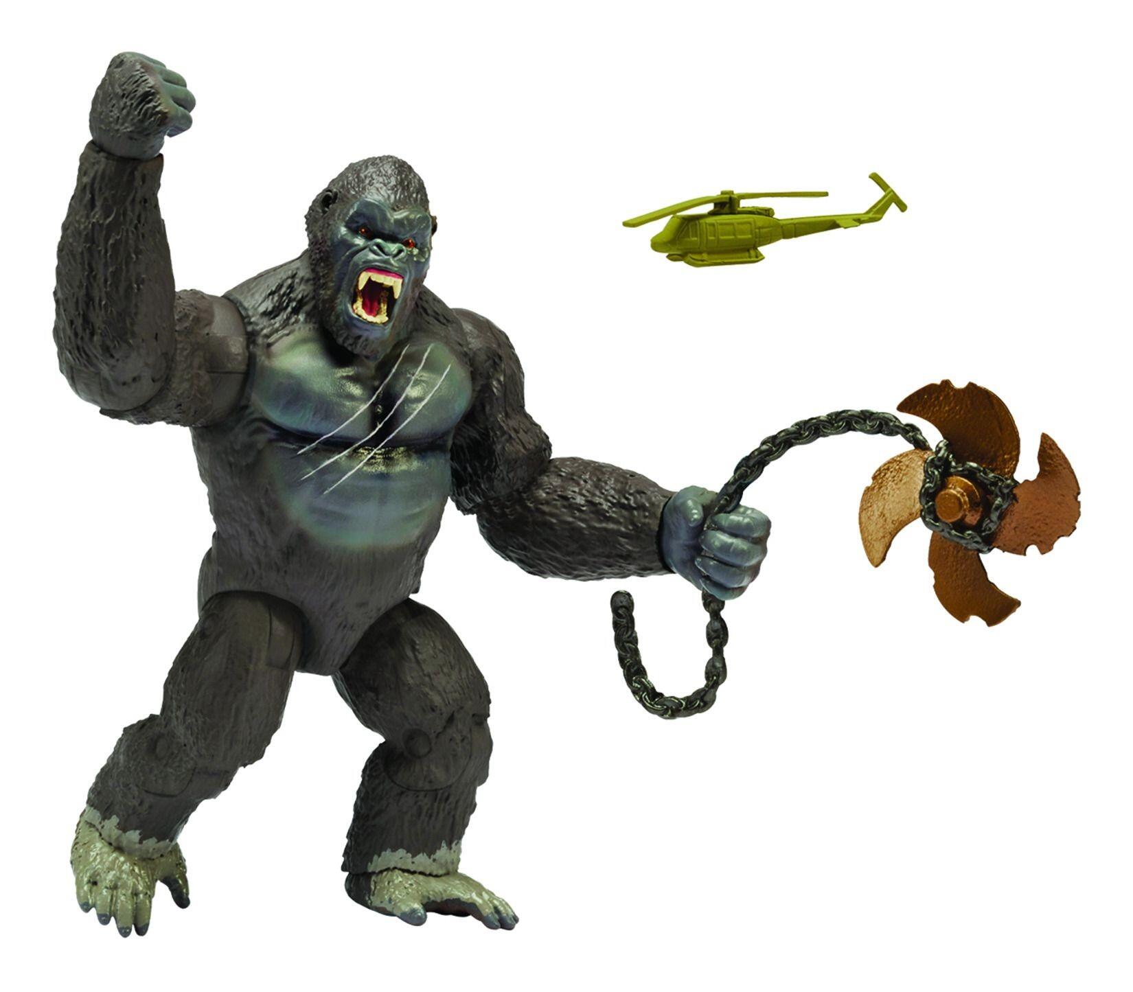 Monsterverse Kong Skull Island 6'' King Kong with Helicopter