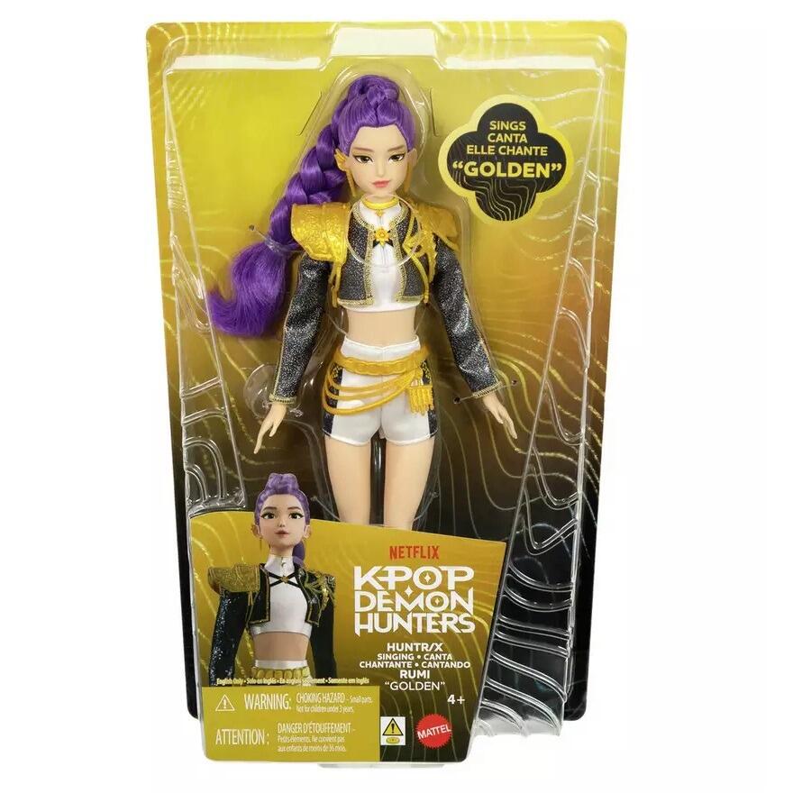 KPop Demon Hunters HUNTR/X Rumi “Golden” Singing Fashion Doll