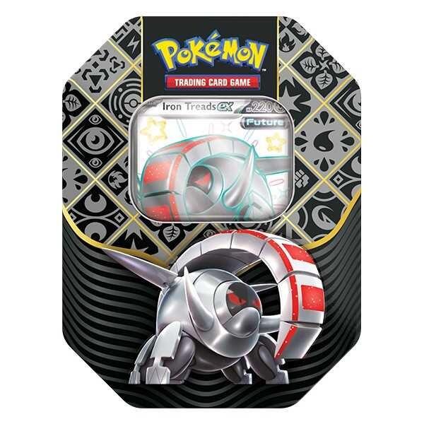 Pokémon TCG Scarlet & Violet 4.5 Paldean Fates (4 Booster) Tin - Great Tusk/Iron Treads/Charizard