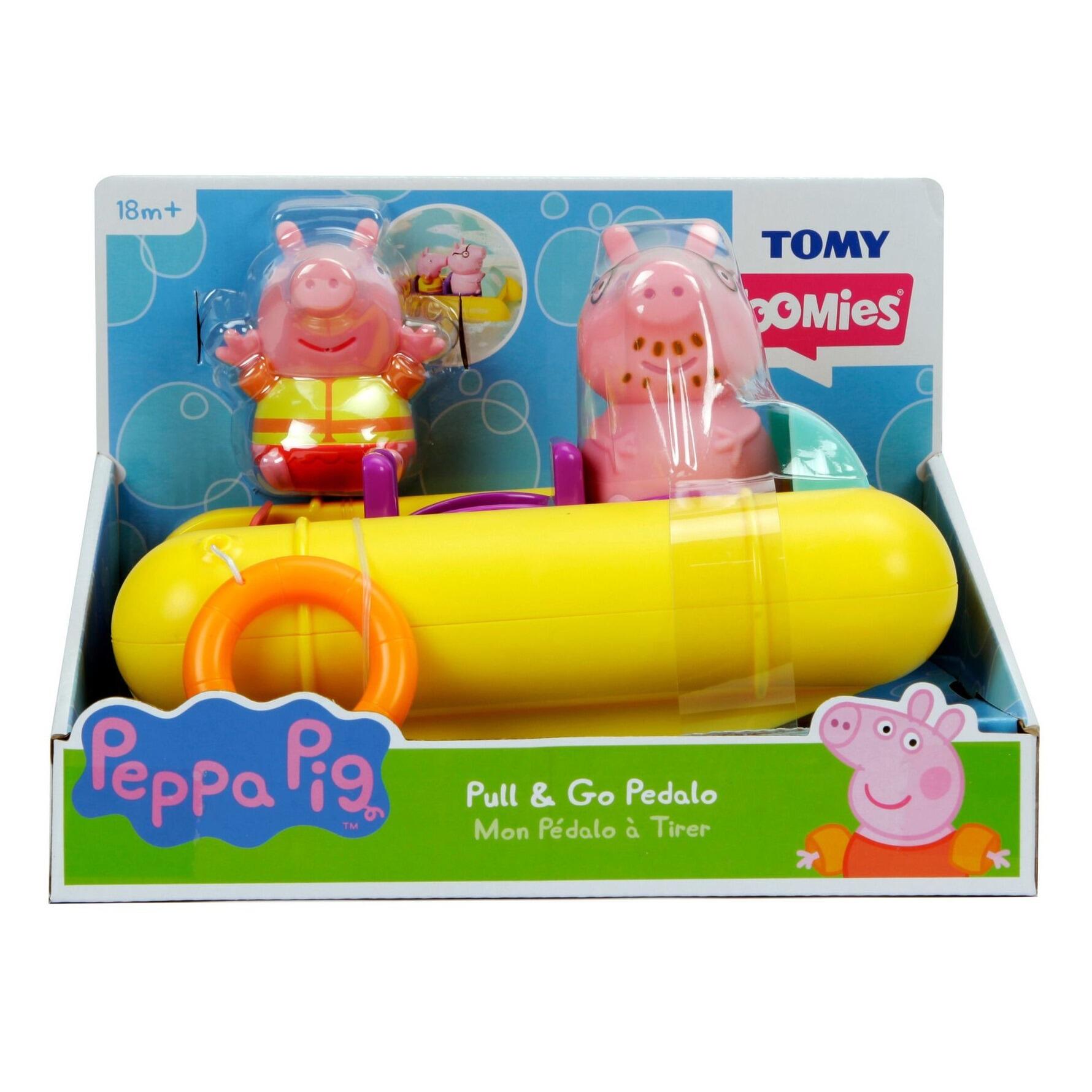 Tomy Toomies Peppa Pig Pull Go Pedalo Bath Toy