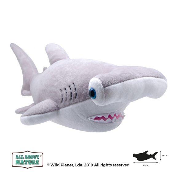 All About Nature Hammer Head Shark - Wild Planet Stuffed Toy