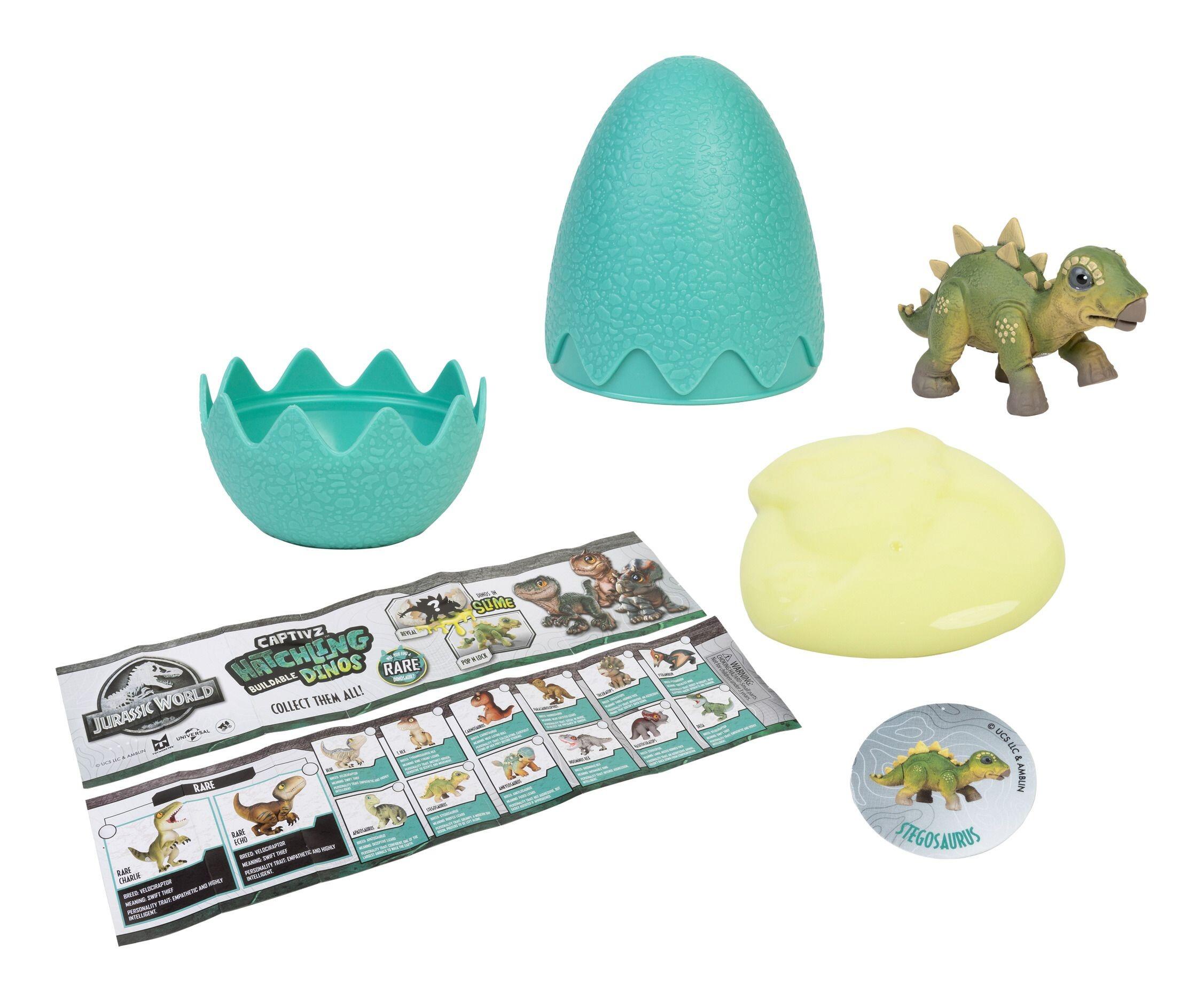 Jurassic World Captivz Hatchlings Edition Slime Egg Top Pick Toys