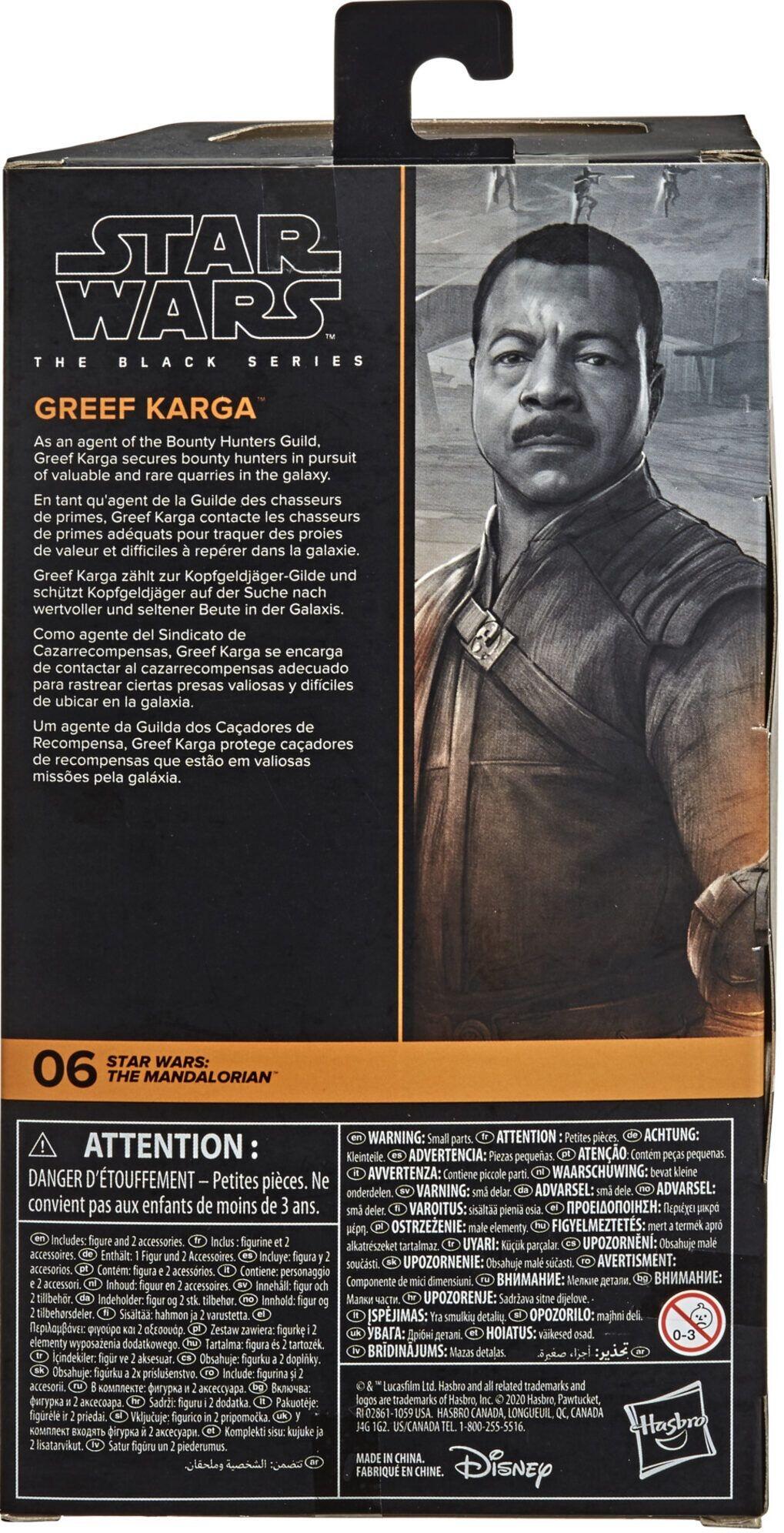 Star Wars The Black Series - Greef Karga - The Mandalorian