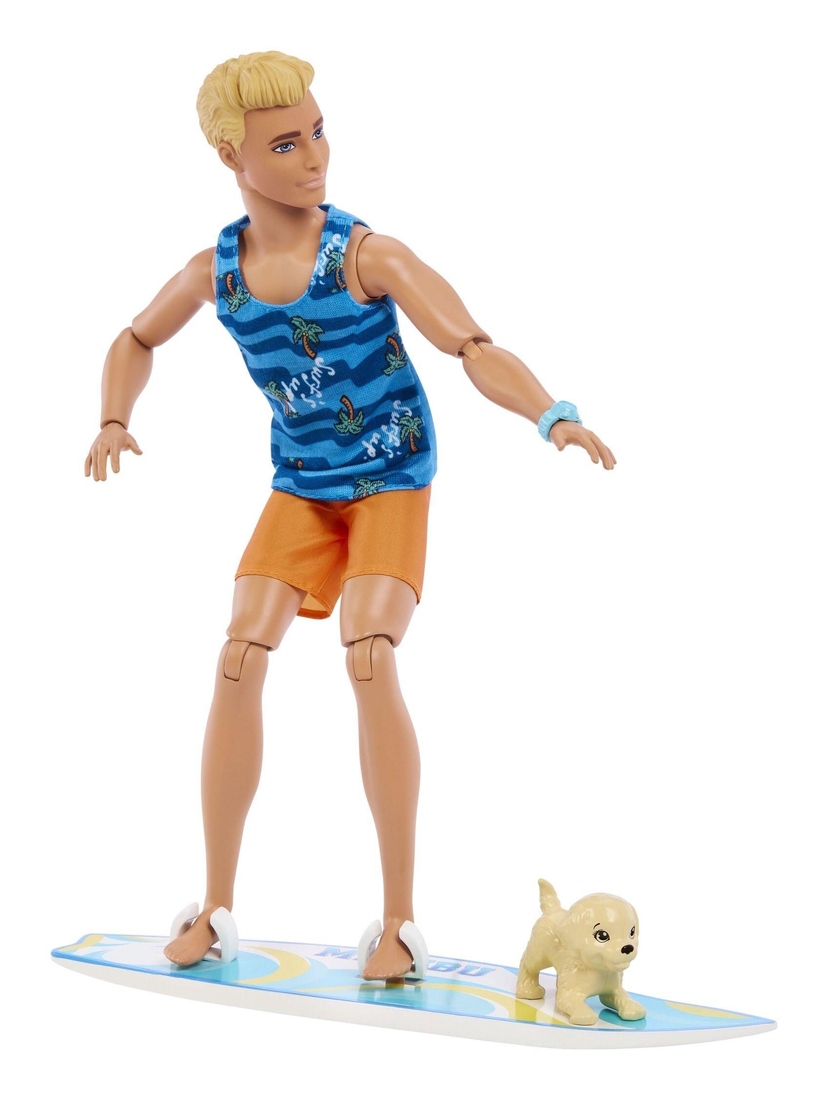Barbie Movie Ken Doll with Surfboard