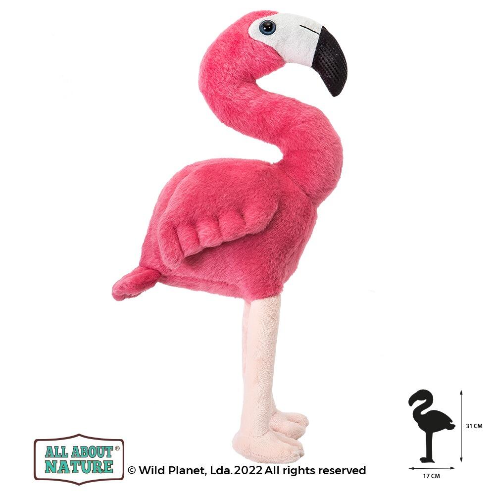 All About Nature 31cm Flamingo Plush - Wild Planet