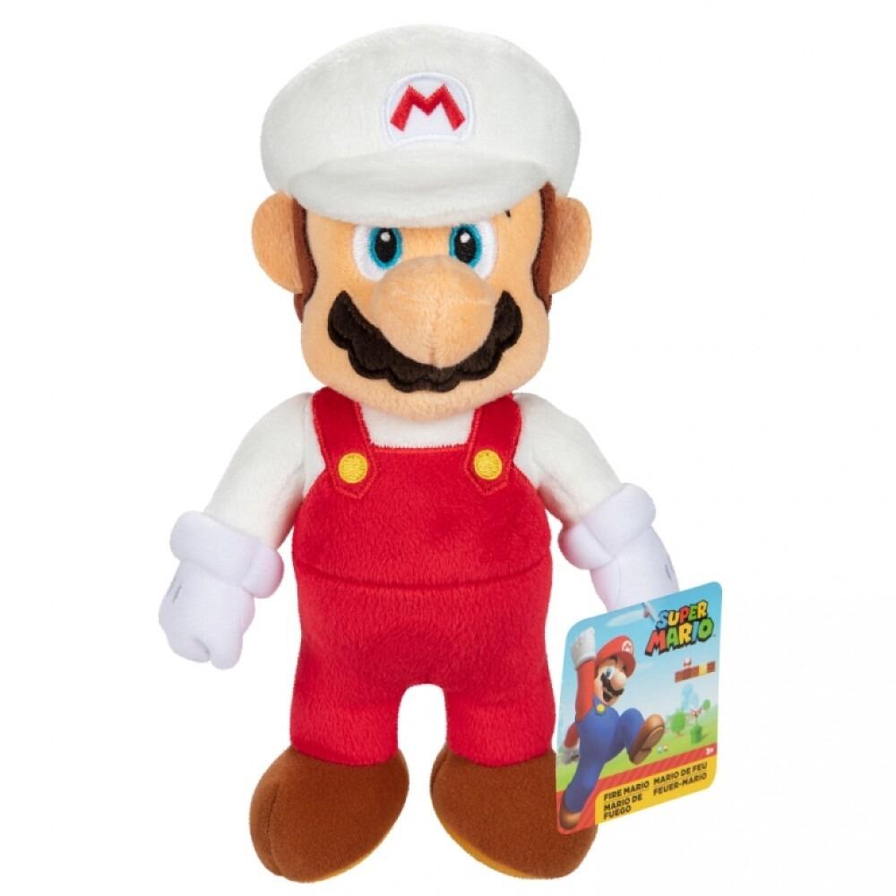 Super Mario 24cm Plush Assorted Fire Mario