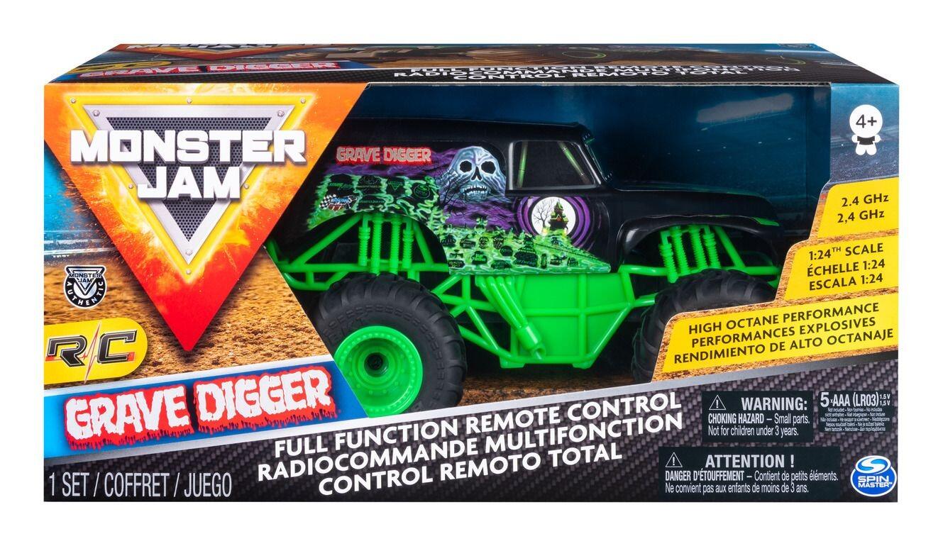Monster Jam 1:24 Scale 2.4 GHz Remote Control Grave Digger