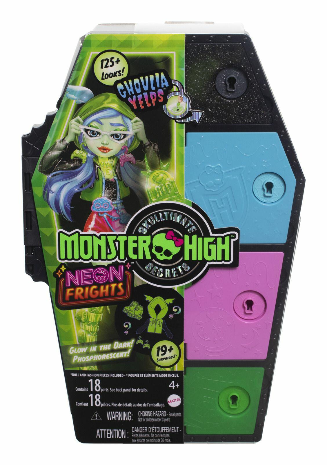 Monster High Skulltimate Secrets Neon Frights Ghoulia Yelps Series 3