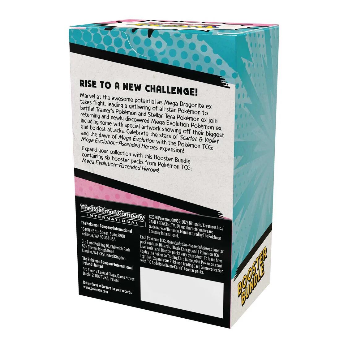 Pokémon TCG Mega Evolution Ascended Heroes Booster Bundle | UK Trading ...