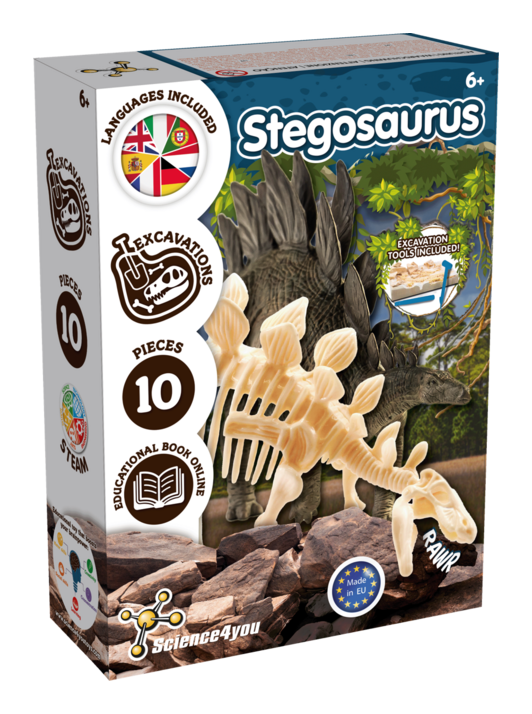 Science4You Stegosaurus Fossil Excavation Kit