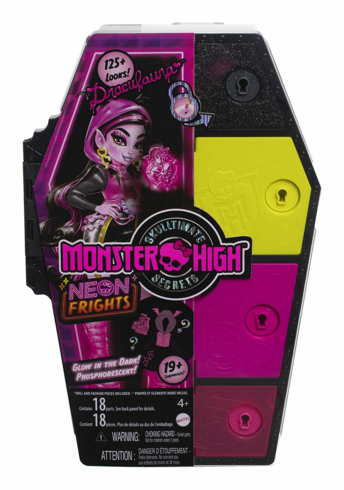 Monster High Skulltimate Secrets Neon Frights Draculaura Series 3