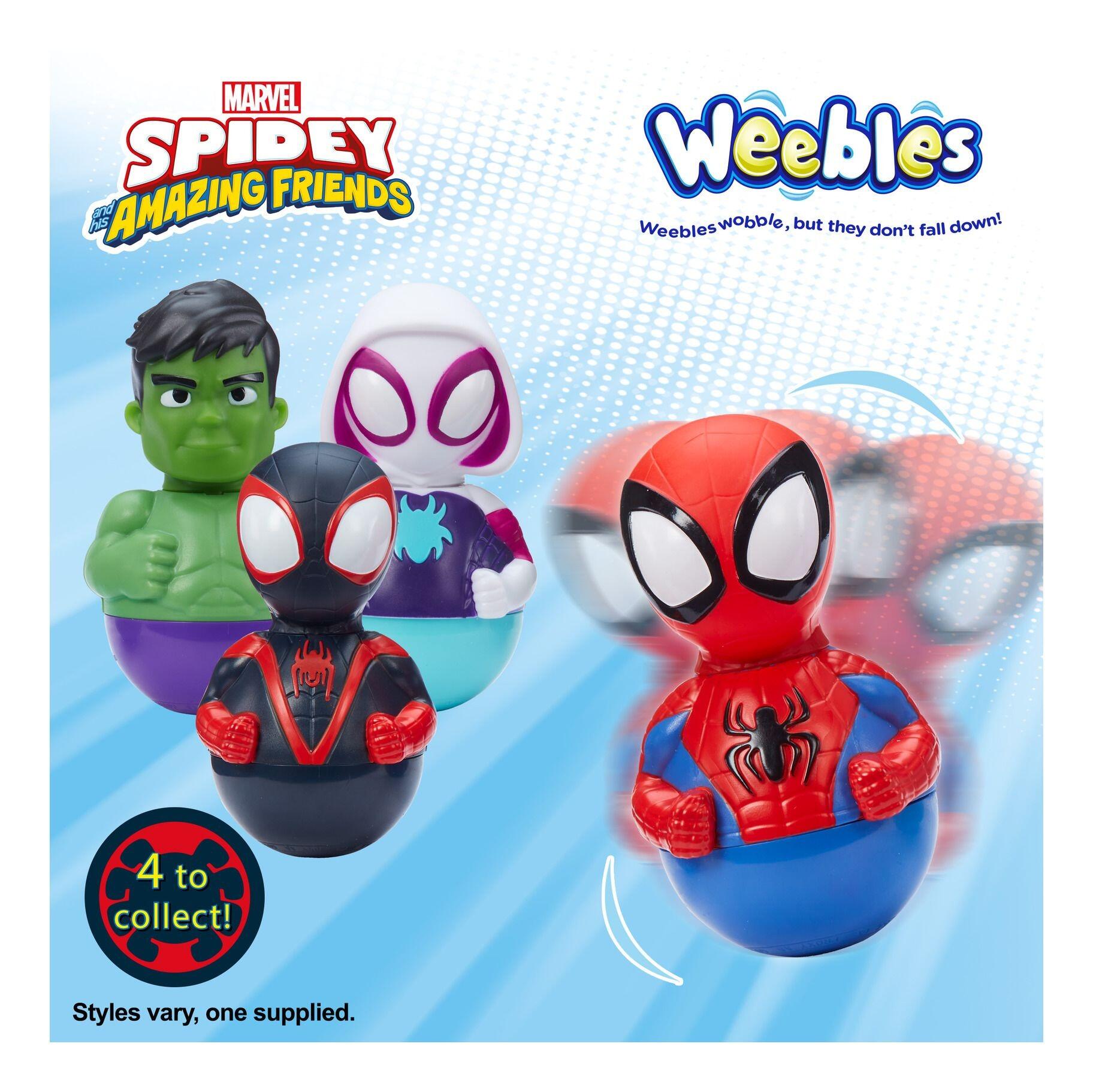 Spidey & His Amazing Friends Weebles Figures - Assorted Characters