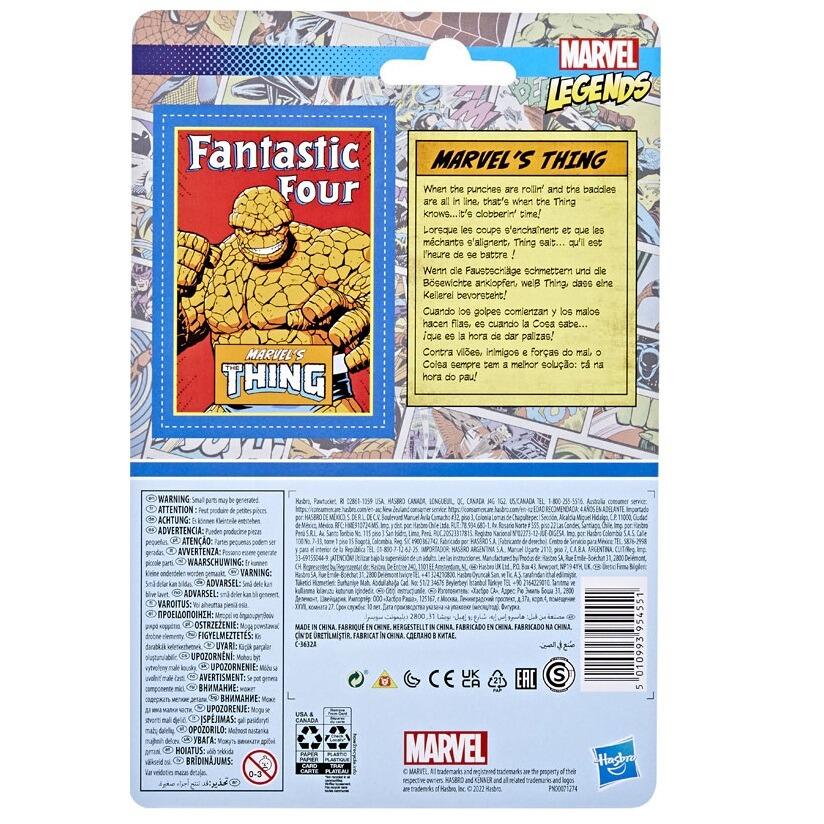 Marvel Legends Retro Fantastic Four - The Thing 3.75" Action Figure