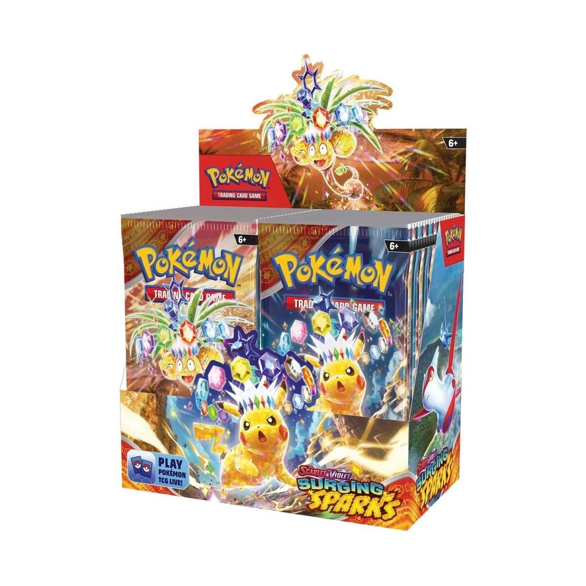 Pokemon TCG Scarlet & Violet Surging Sparks Sealed Booster Box | Top Pick Toys | UK Trading Cards Pokemon TCG Scarlet & Violet Surging Sparks Sealed Booster Box | Top Pick Toys | UK Trading Cards