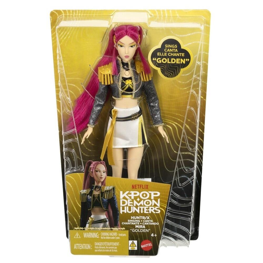 KPop Demon Hunters HUNTR/X Zoey “Golden” Singing Fashion Doll