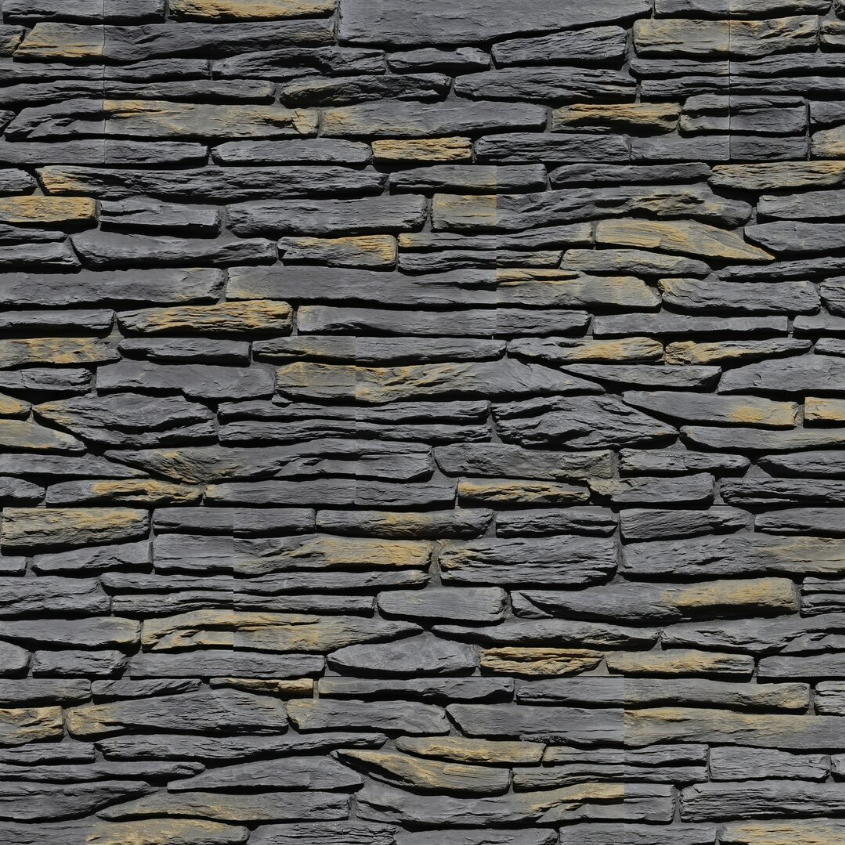 California Graphite Stone Cladding Sample – UK