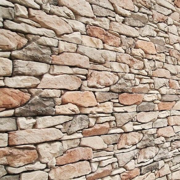 Drystone Stacked Stone Cladding Sample | UK