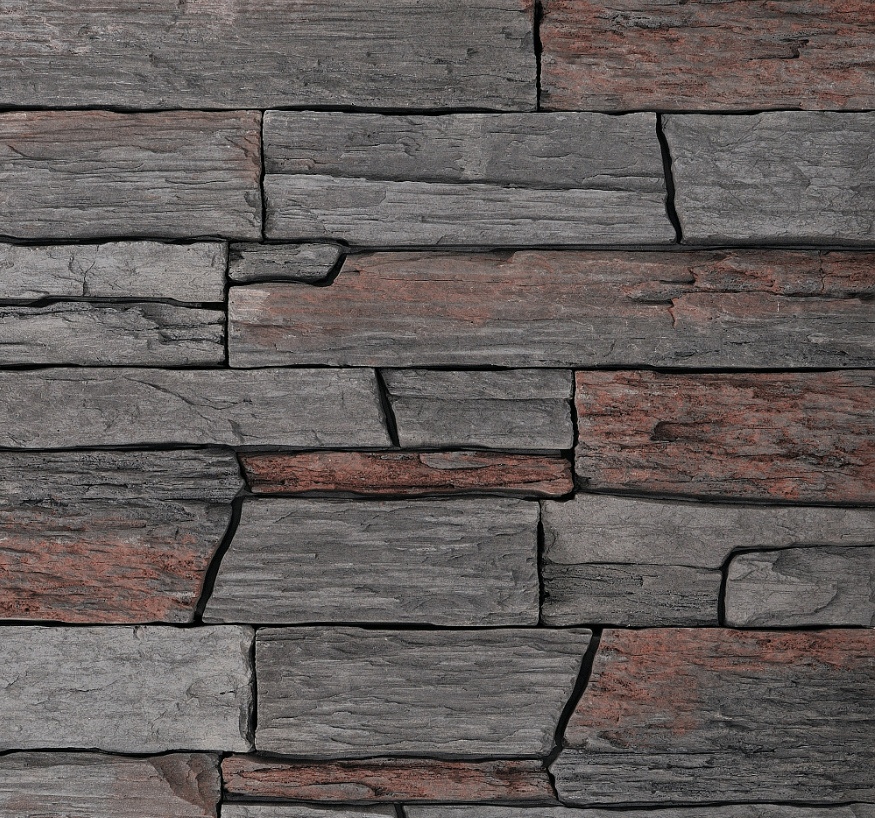 Rugged Stone Grey Stone Cladding Sample| Slate Effect UK