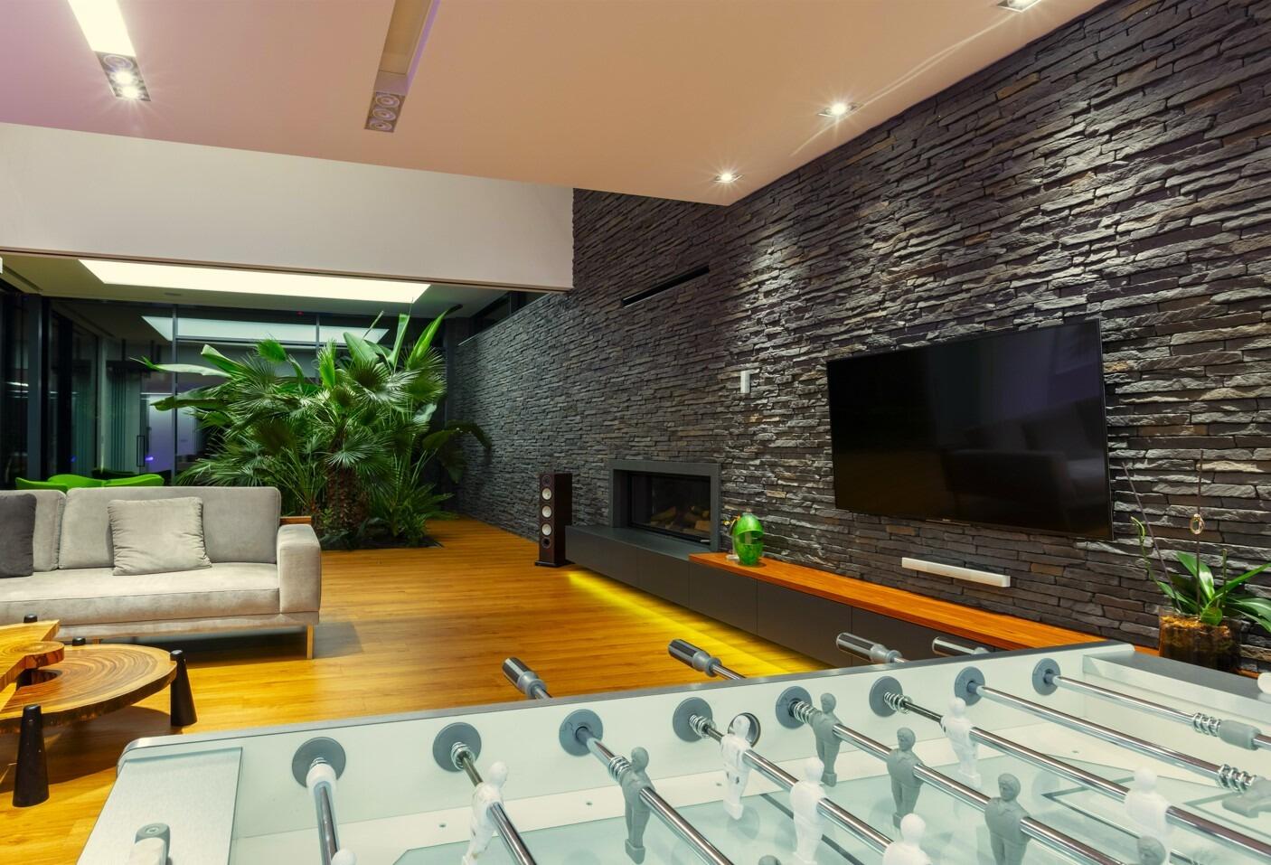 Sierra Graphite Stone Cladding Panels | Slate Effect Wall panels UK