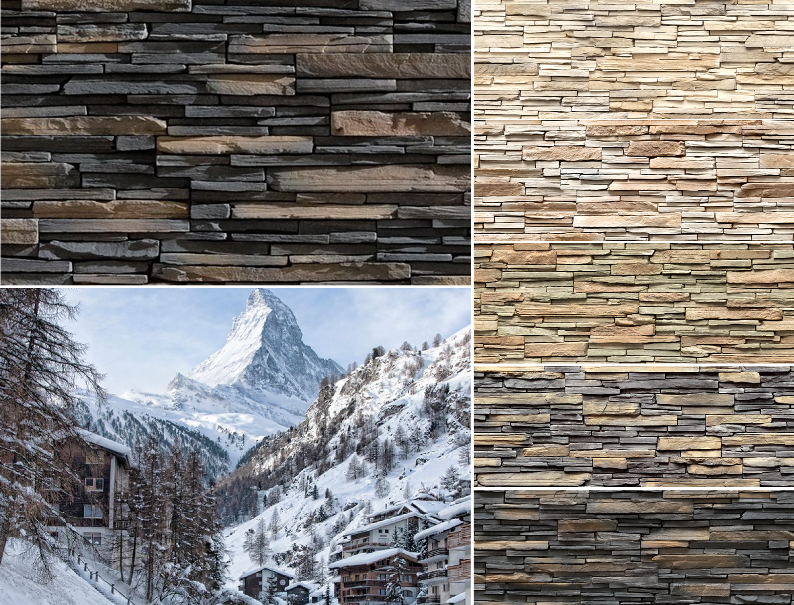 Montero Cladding Montara Grafito Stone Cladding Sample – UKCA & CE Certified