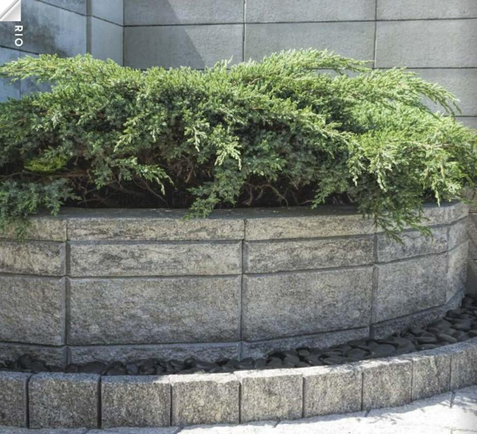 Small Rio Blocks RIO 10 Retaining Wall Blocks UK | Split Face Landscape Blocks