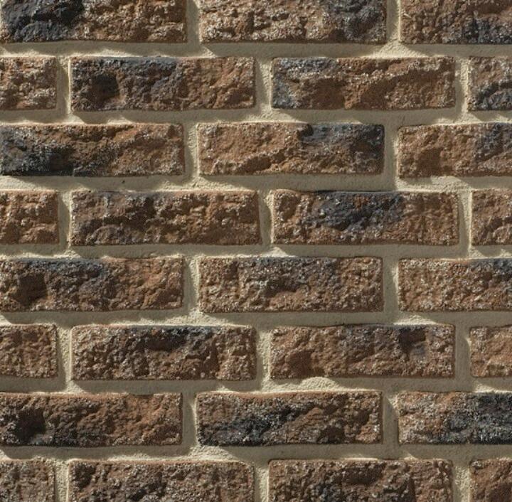 Rustic Brick Finish Rustic 568 Heritage Dark Brick Sample | Order Brick Slip Sample UK
