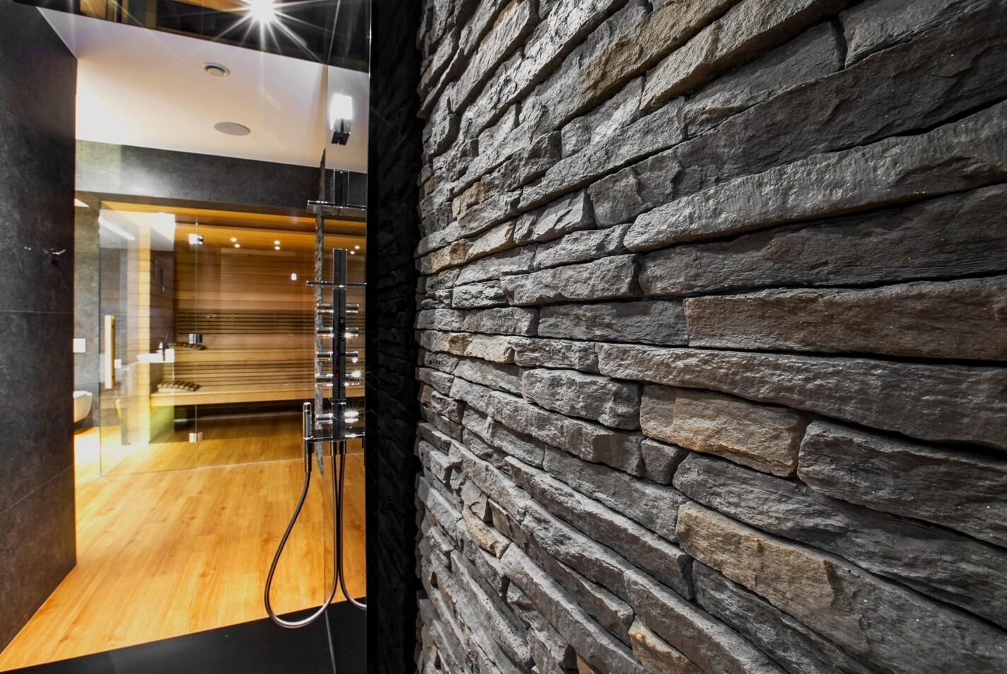 Sierra Graphite Stone Cladding Panels | Slate Effect Wall panels UK