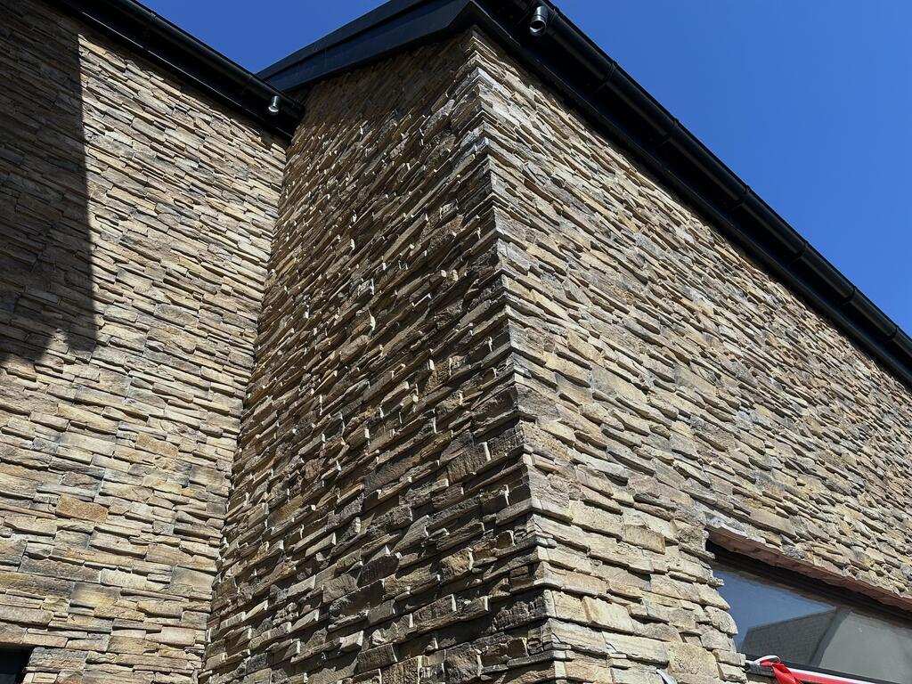 Grenada Stone Cladding on Modern Homes | Conservation Area Housing ...