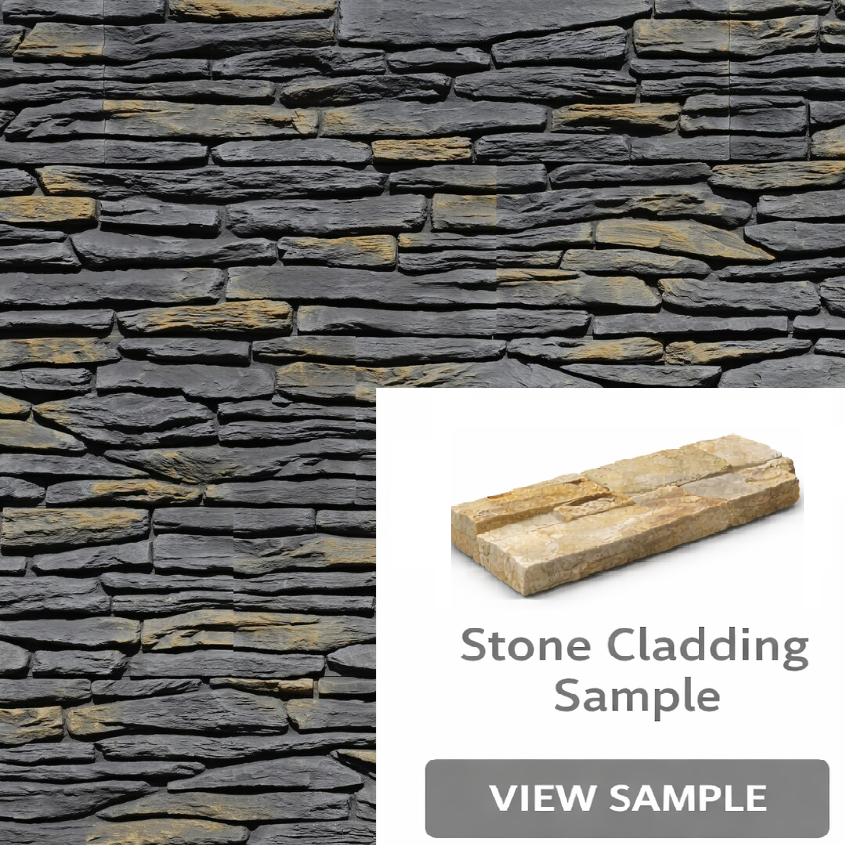 California Graphite Stone Cladding Sample – UK
