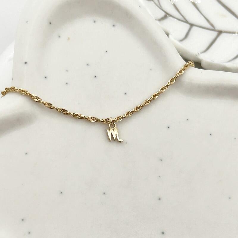 Scorpio  9 carat yellow gold charm