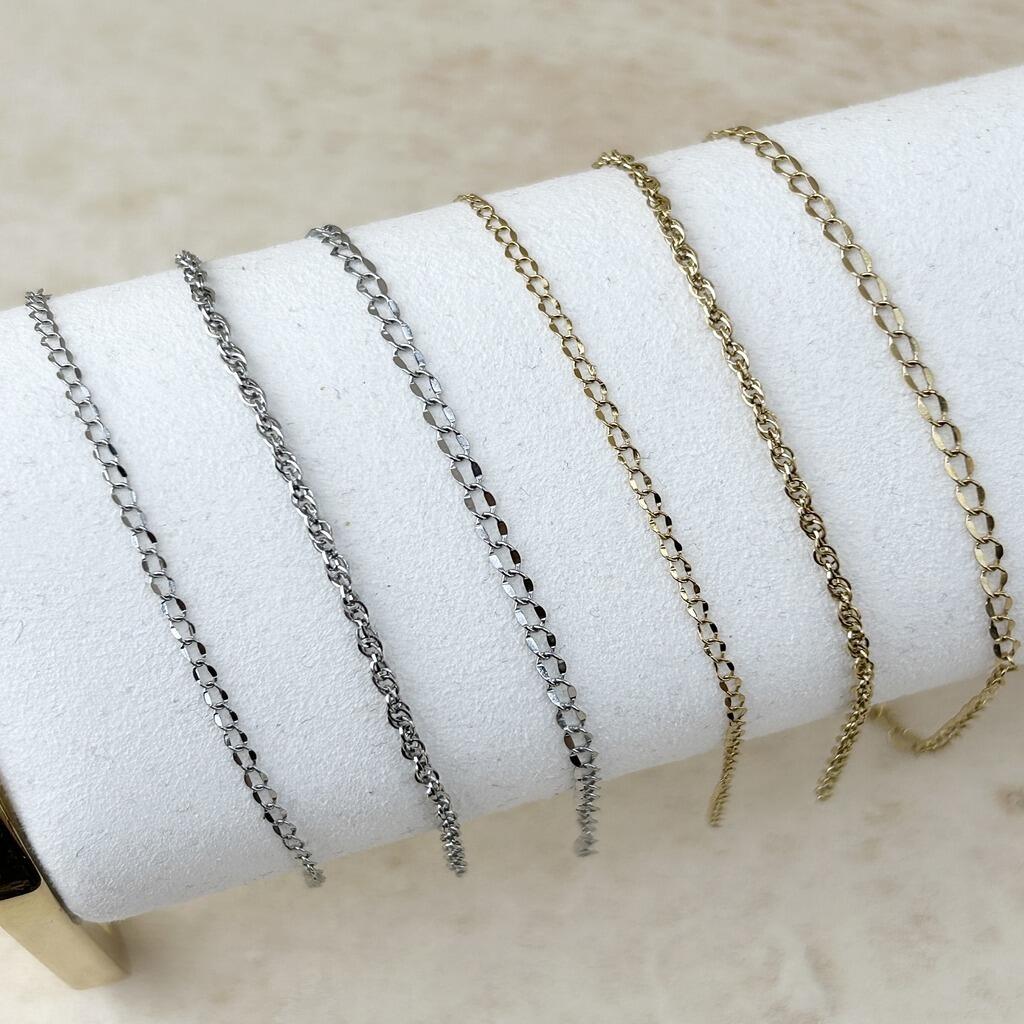 14k PVD Stainless steel chain by the meter