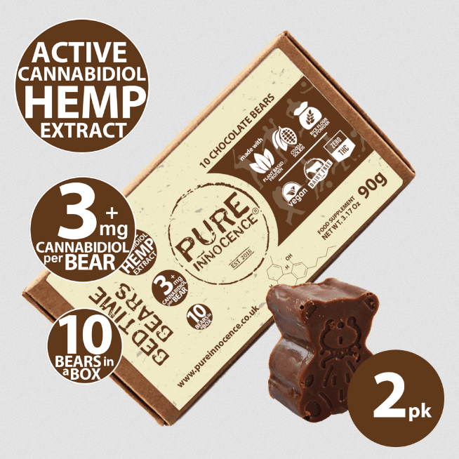 BEDTIME BEARS 5MG+ CANNABIDIOL HEMP EXTRACT PER BEAR