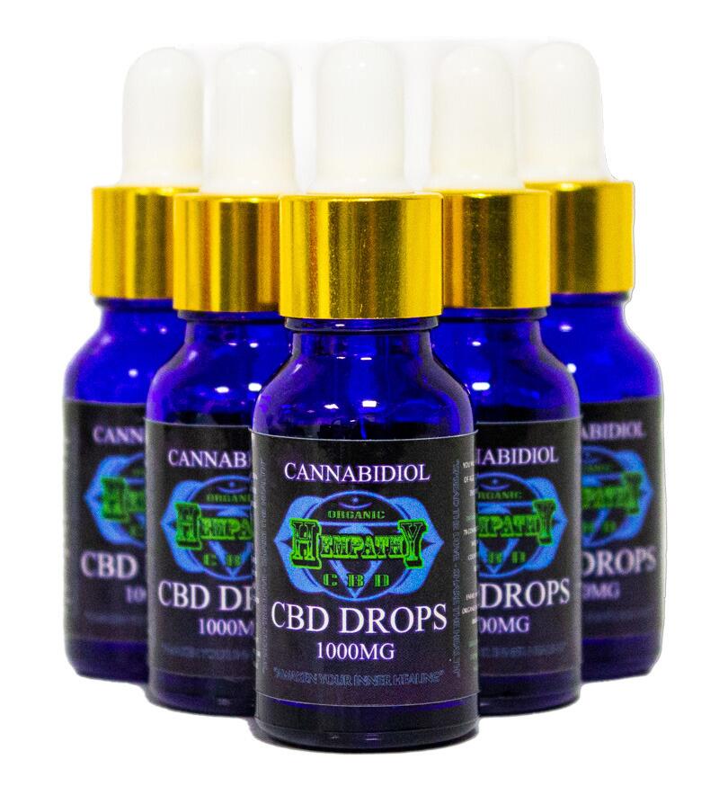 Organic Hempathy CBD Drops 1000mg - MCT (15ml)