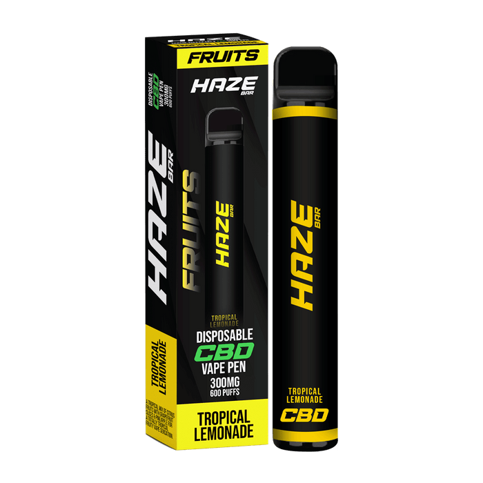 Haze Bar Fruits 300mg CBD Disposable Vape Device 600 Puffs