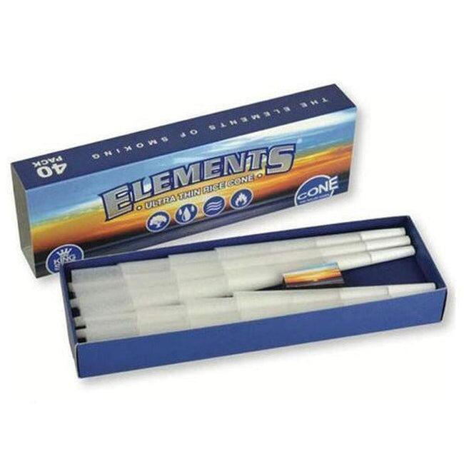 Element Ultra Thin Rice King Size Pre Rolled Cones (40 pcs)
