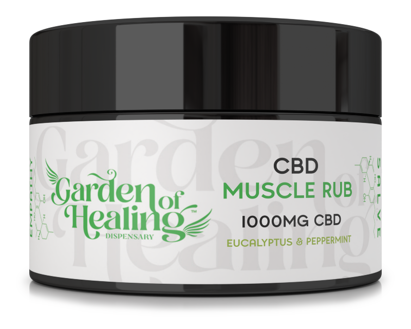 Garden of Healing Empathy CBD Muscle Rub 1000mg - 50ml