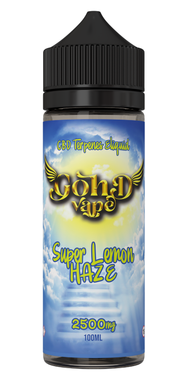 GOHD Vape CBD Terpenes Super Lemon Haze 2500mg Eliquid - 100ml