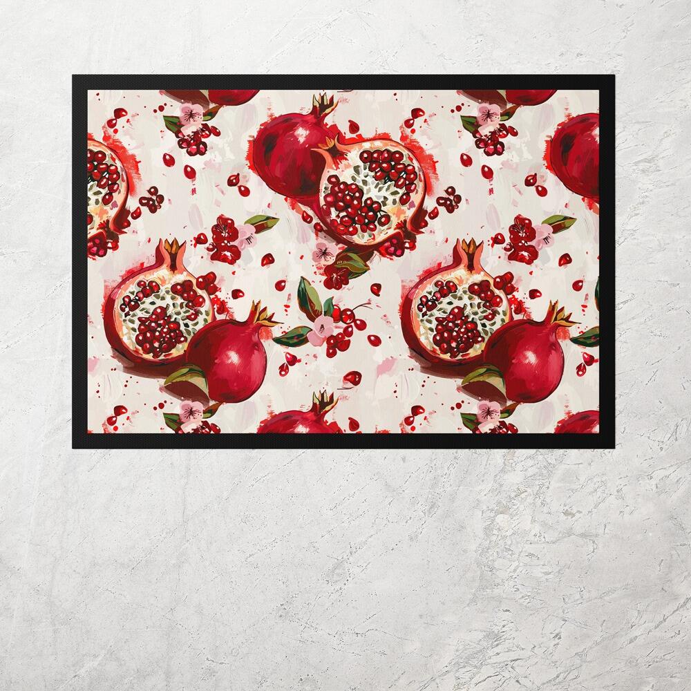 Pomegranate Kitchen Mat