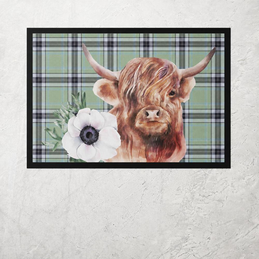 Highland Cow Kitchen Mat