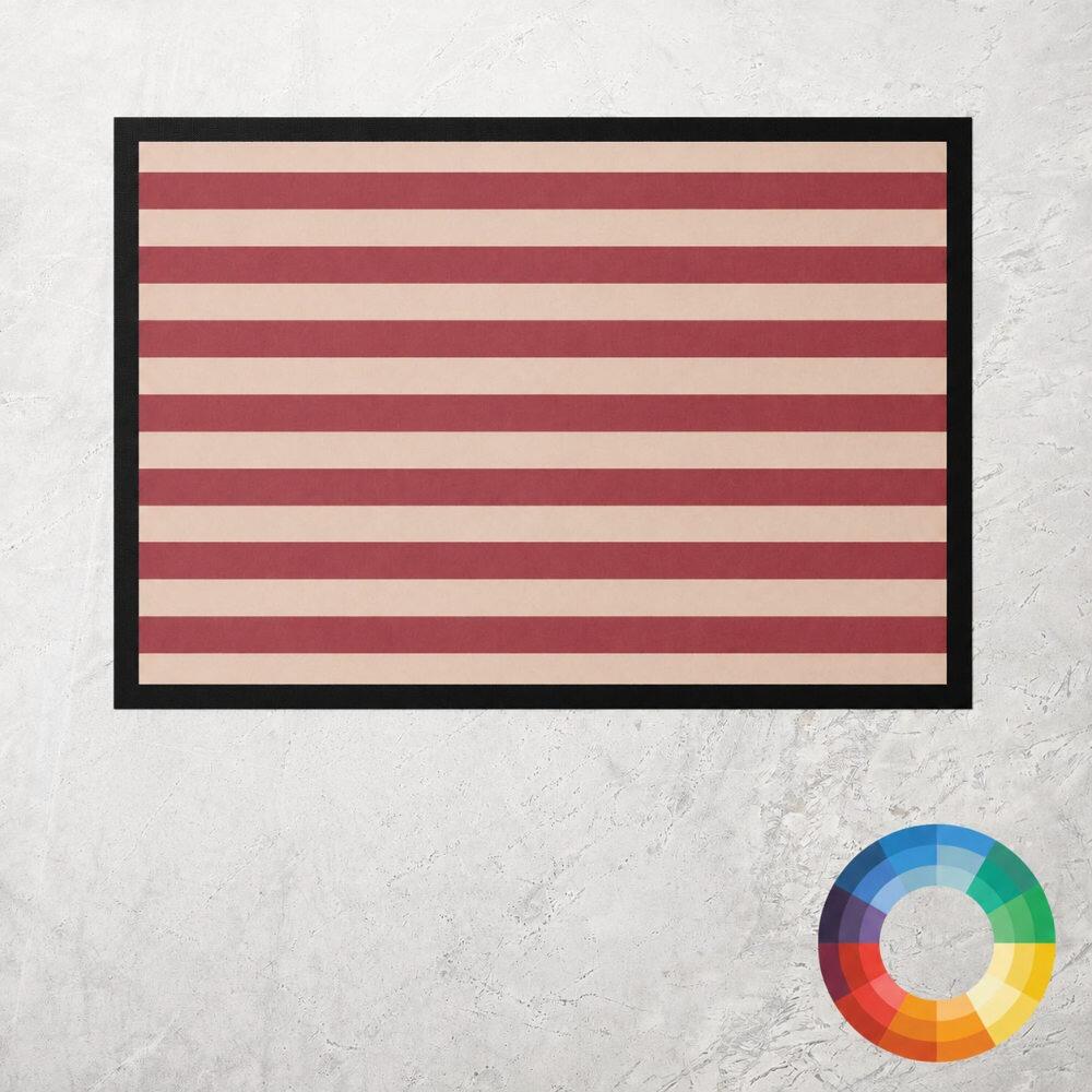 Striped Kitchen Mat