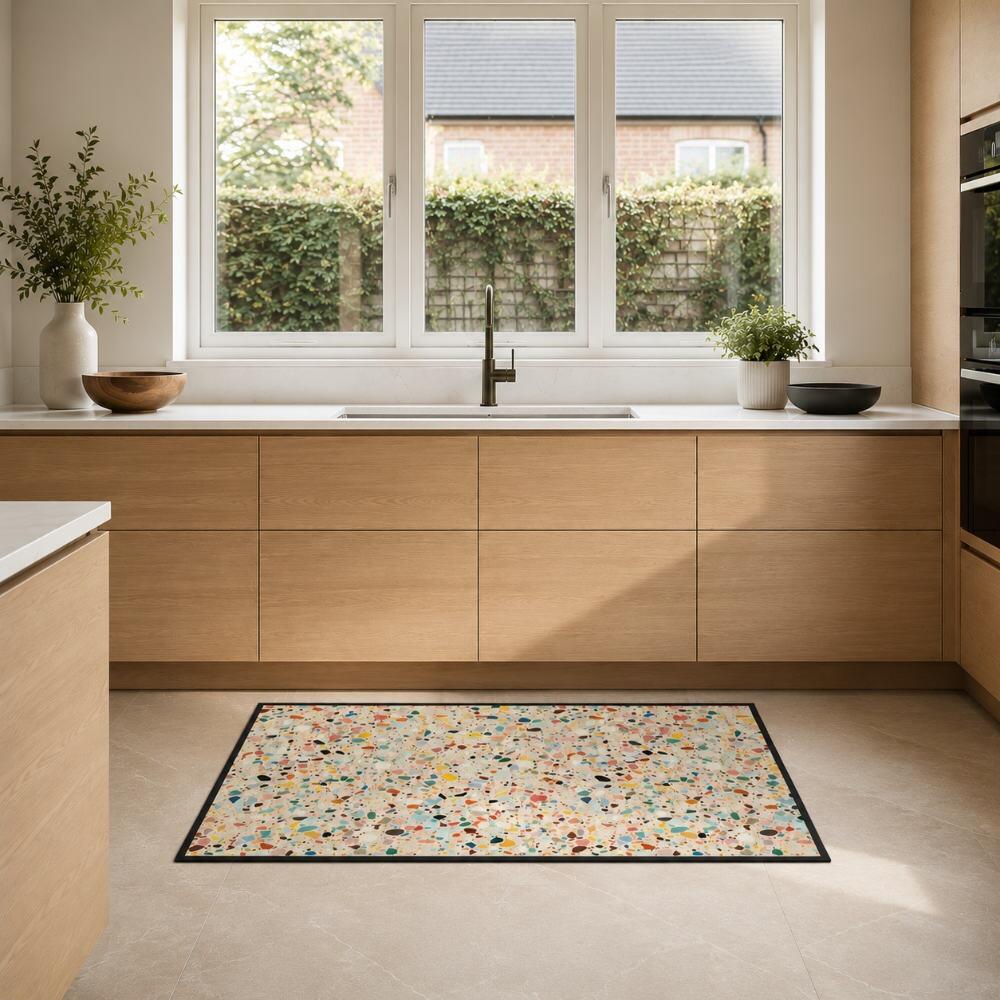 Terazzo Kitchen Mat under sink