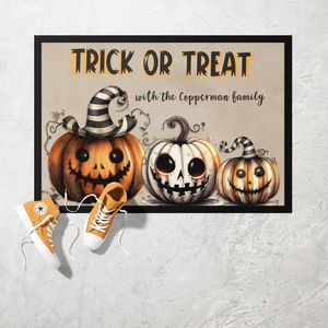 Spooky Pumpkin Doormat