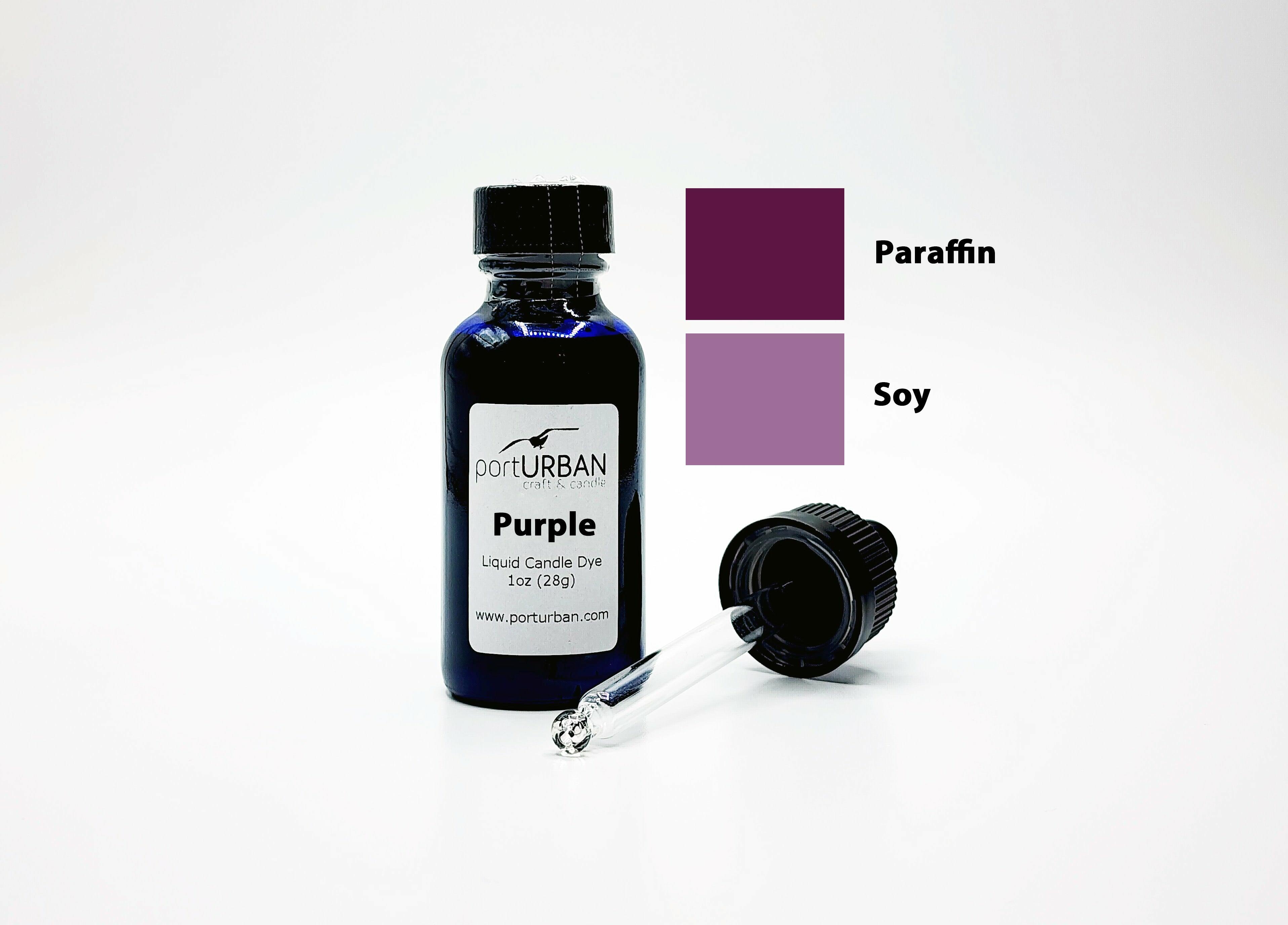 Purple Liquid Candle Dye 1 oz with dropper