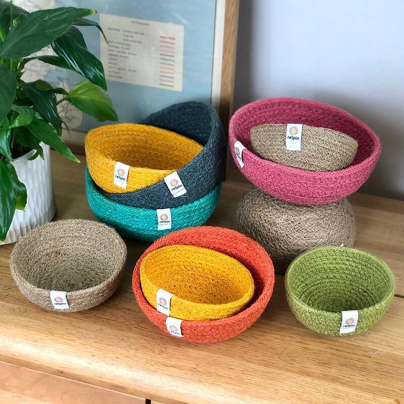 Colourful Sustainable Jute Bows