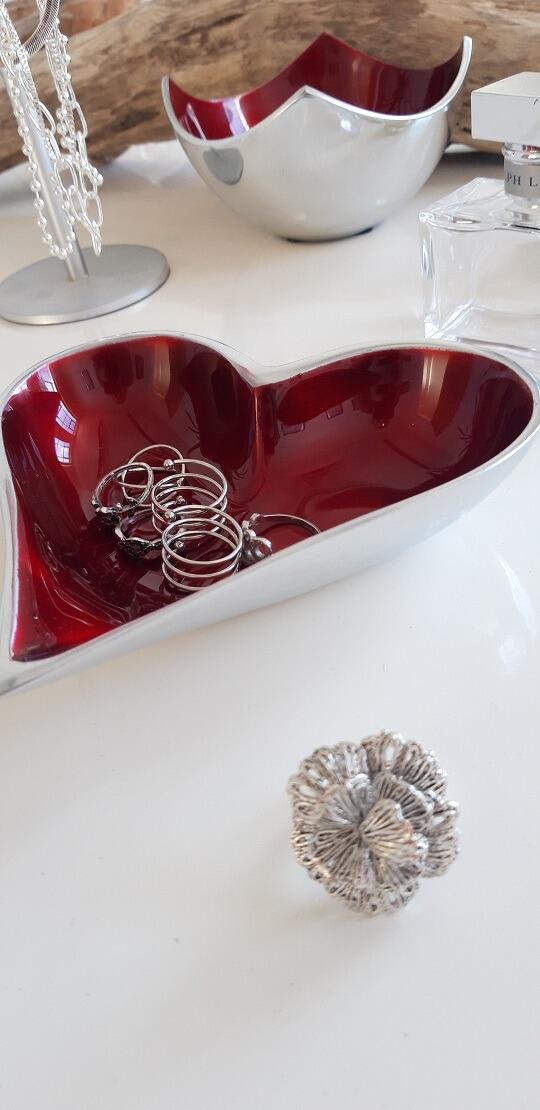 Red Heart Jewellery Dish