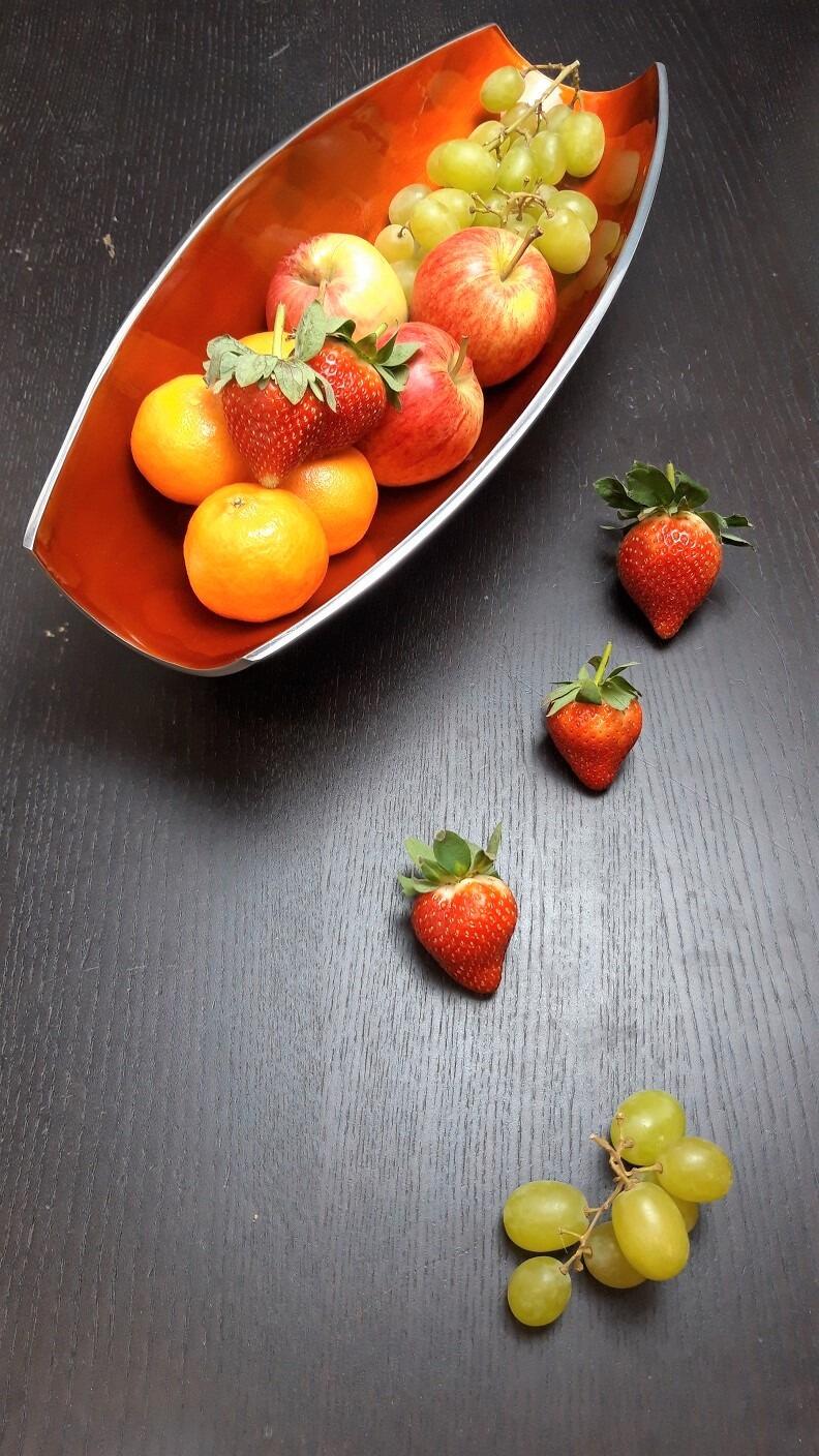 Orange Boat Fruit Bowl