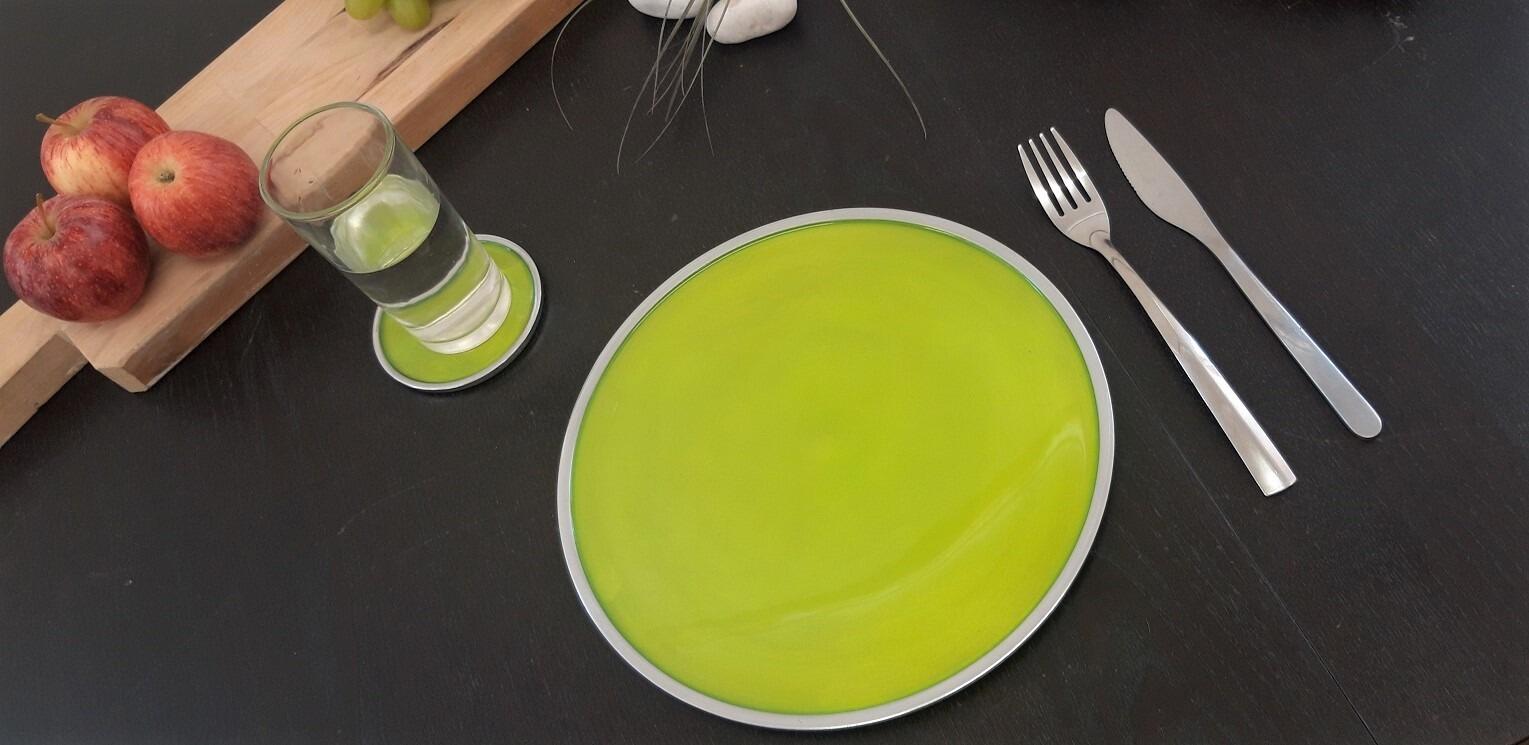 Lime Set of 2 Place Mats
