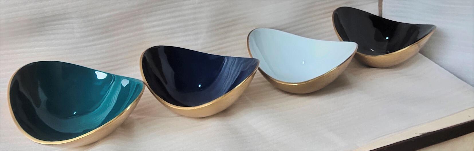 Gold Large Oval Bowls